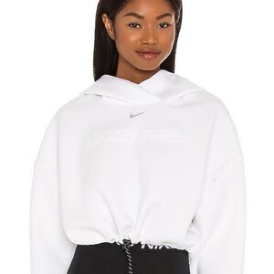 NP Clean Fleece Hoodie in White